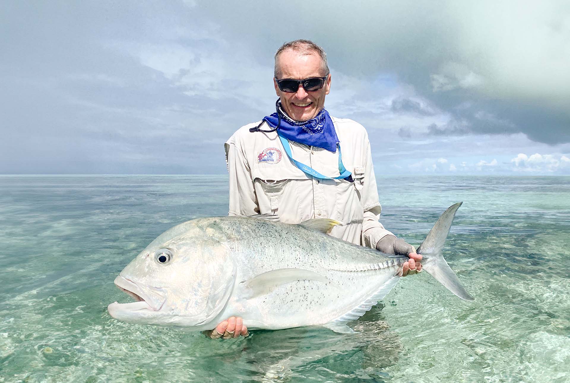 Seychelles Alphonse Island GT fly fishing