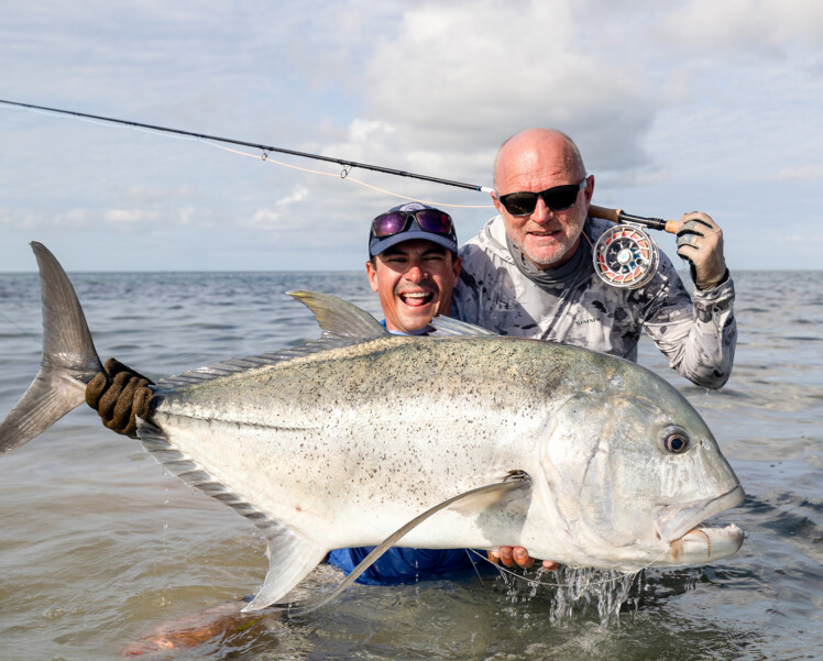 Providence Atoll Giant Trevally Fly fishing