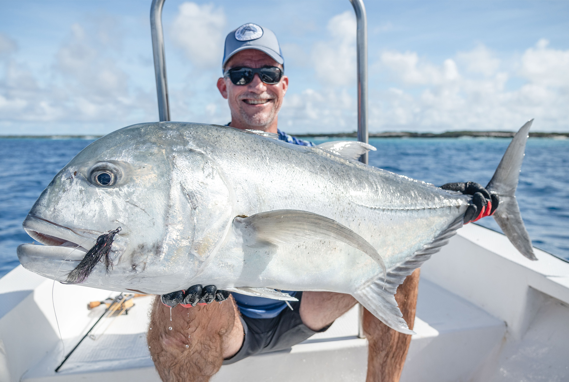 Seychelles Astove Atoll Fly Fishing giant Giant trevally