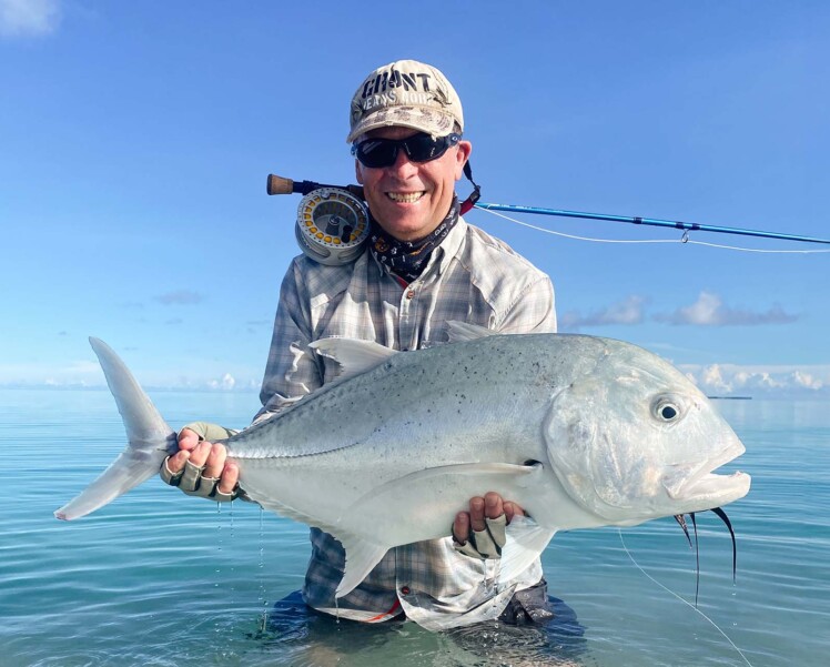 Alphonse Island GT fly fishing Seychelles