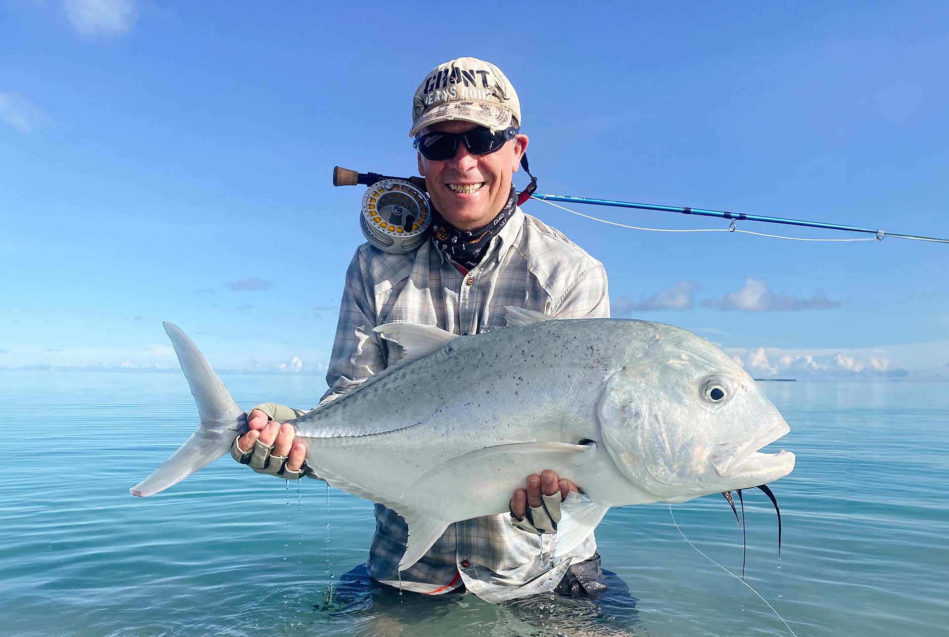 Alphonse Island GT fly fishing Seychelles